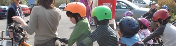 Children cycling at Wheelathon